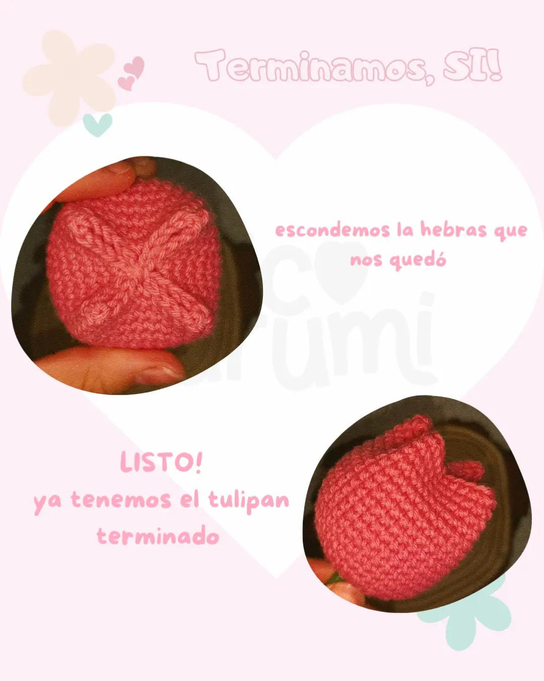 Patrón Gratuito de Tulipanes en Crochet para Regalo Perfecto
