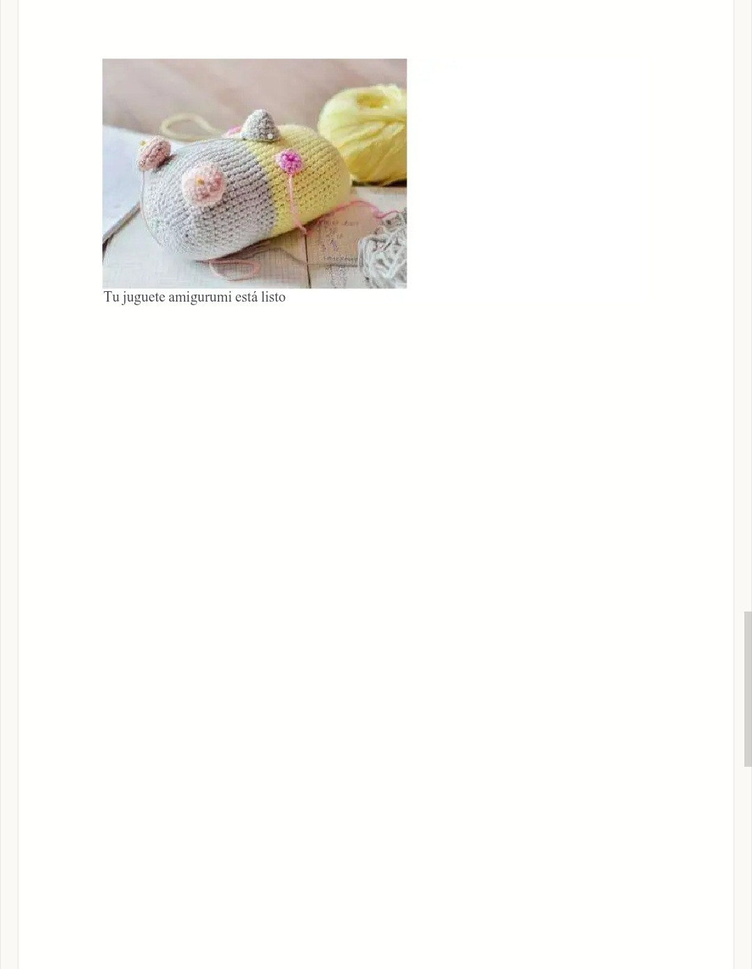 Patrón gratuito para tejer un loro amigurumi encantador en PDF