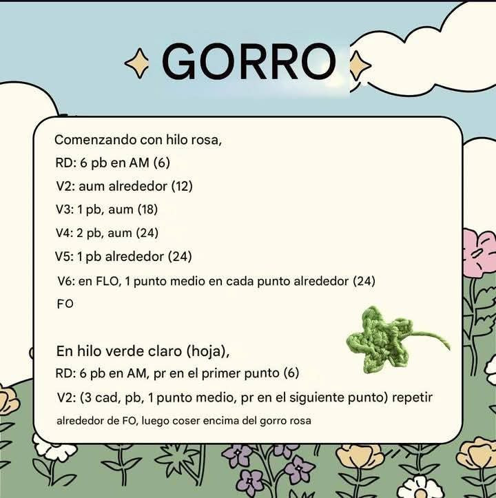 Patrón gratuito para tejer un pato de fresa a ganchillo.