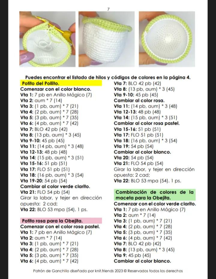 Patrones de amigurumis de Pascua: conejos, pollitos y corderos adorables