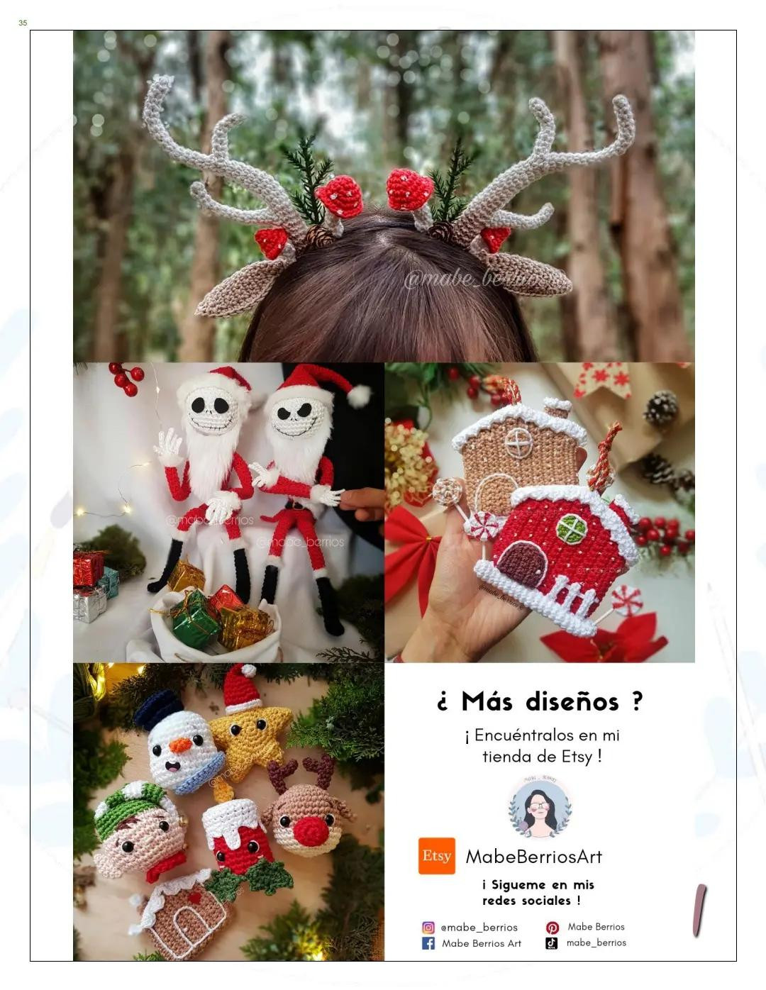 Patrones de Corbatas Navideñas a Crochet para Fiestas Alegres