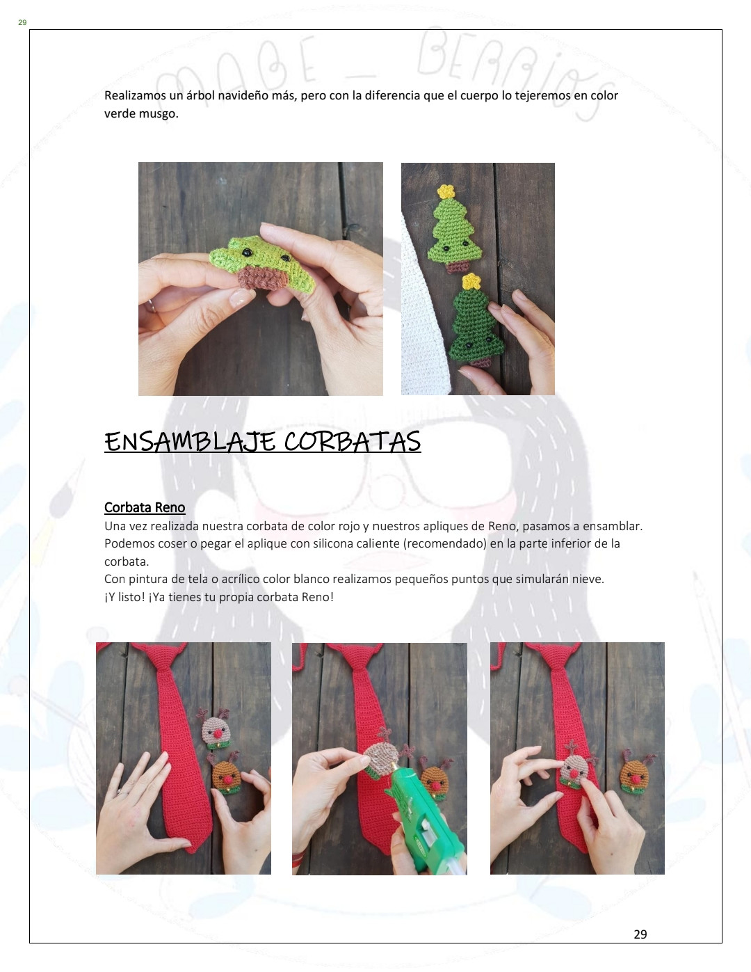 Patrones de Corbatas Navideñas a Crochet para Fiestas Alegres