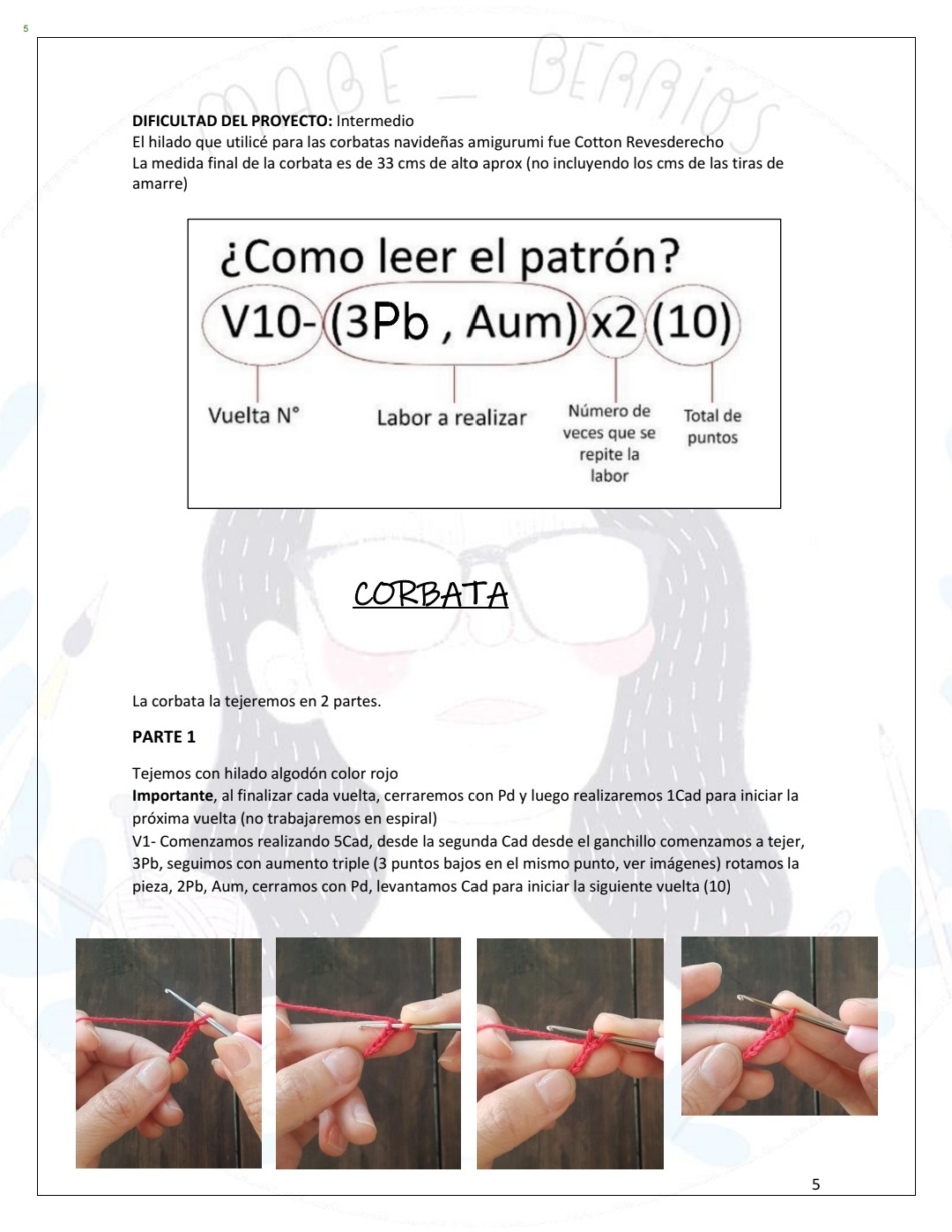 Patrones de Corbatas Navideñas a Crochet para Fiestas Alegres