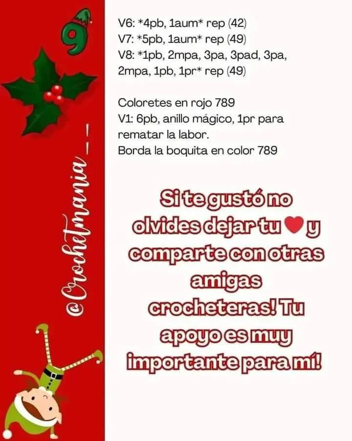 Patrones gratuitos para hacer esferas navideñas de ganchillo