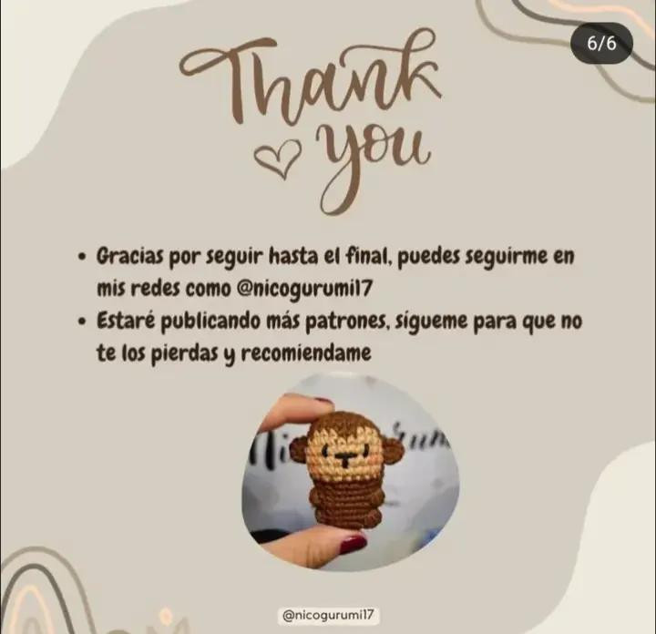 Patrones gratuitos para tejer amigurumis de monitos adorables.