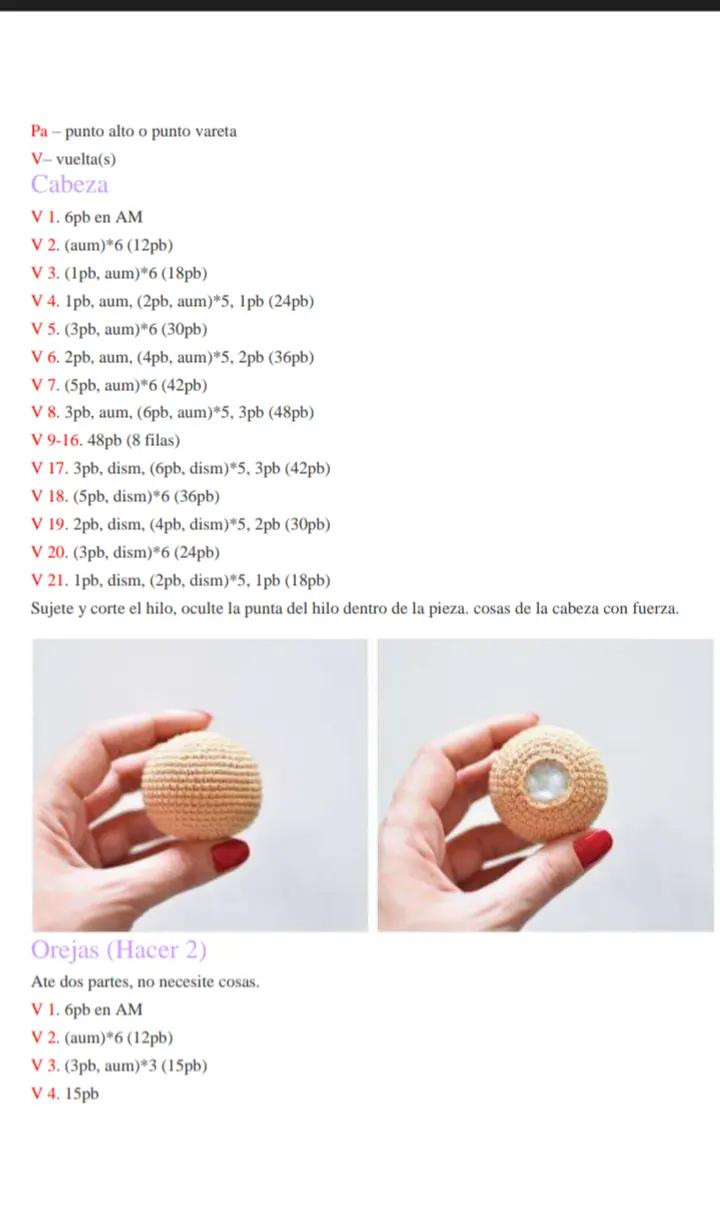 PDF Conejo Bebé Amigurumi: Patrón Gratis para Tejido a Crochet