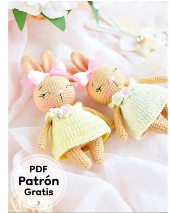 PDF Conejo Bebé Amigurumi: Patrón Gratis para Tejido a Crochet