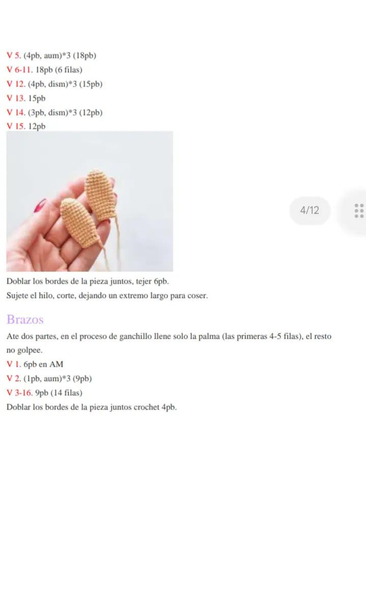 PDF Conejo Bebé Amigurumi: Patrón Gratis para Tejido a Crochet