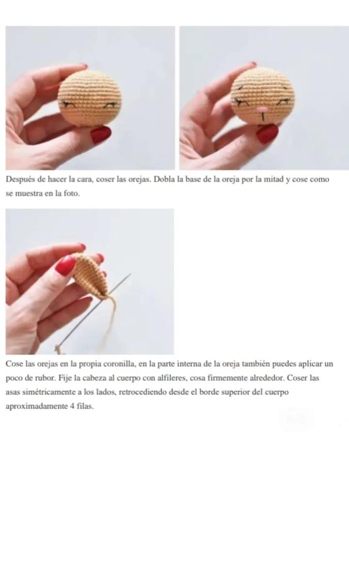 PDF Conejo Bebé Amigurumi: Patrón Gratis para Tejido a Crochet