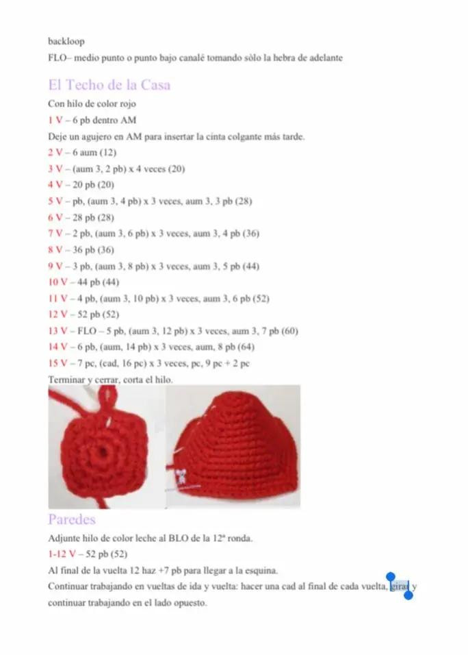 Pequeña Casa Navideña Amigurumi: Patrón Gratis en PDF para Descargar