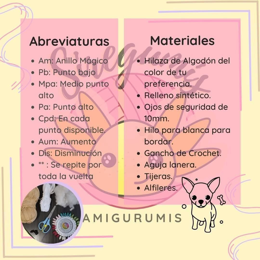 Perrito Chihuahua: Crea tus propios amigurumis con este patrón gratuito