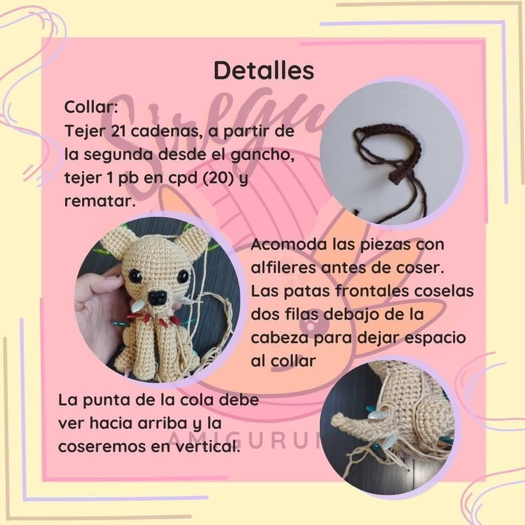 Perrito Chihuahua: Crea tus propios amigurumis con este patrón gratuito