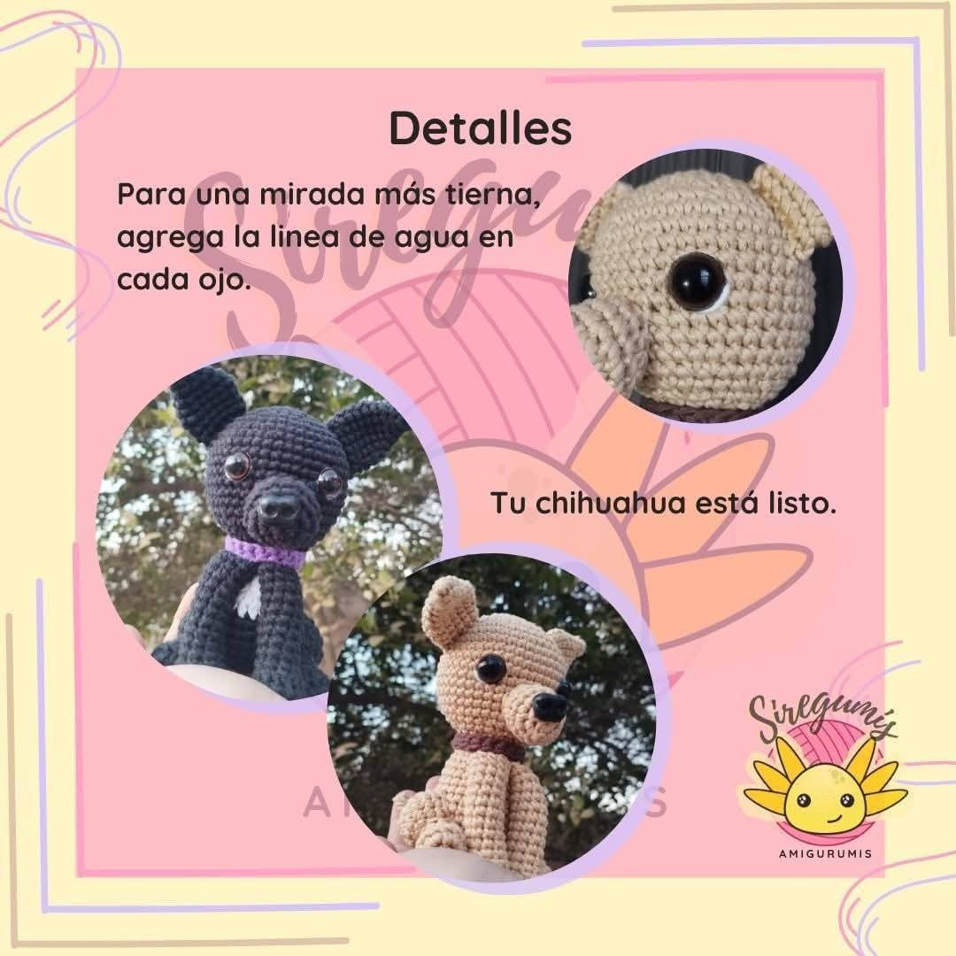Perrito Chihuahua: Crea tus propios amigurumis con este patrón gratuito