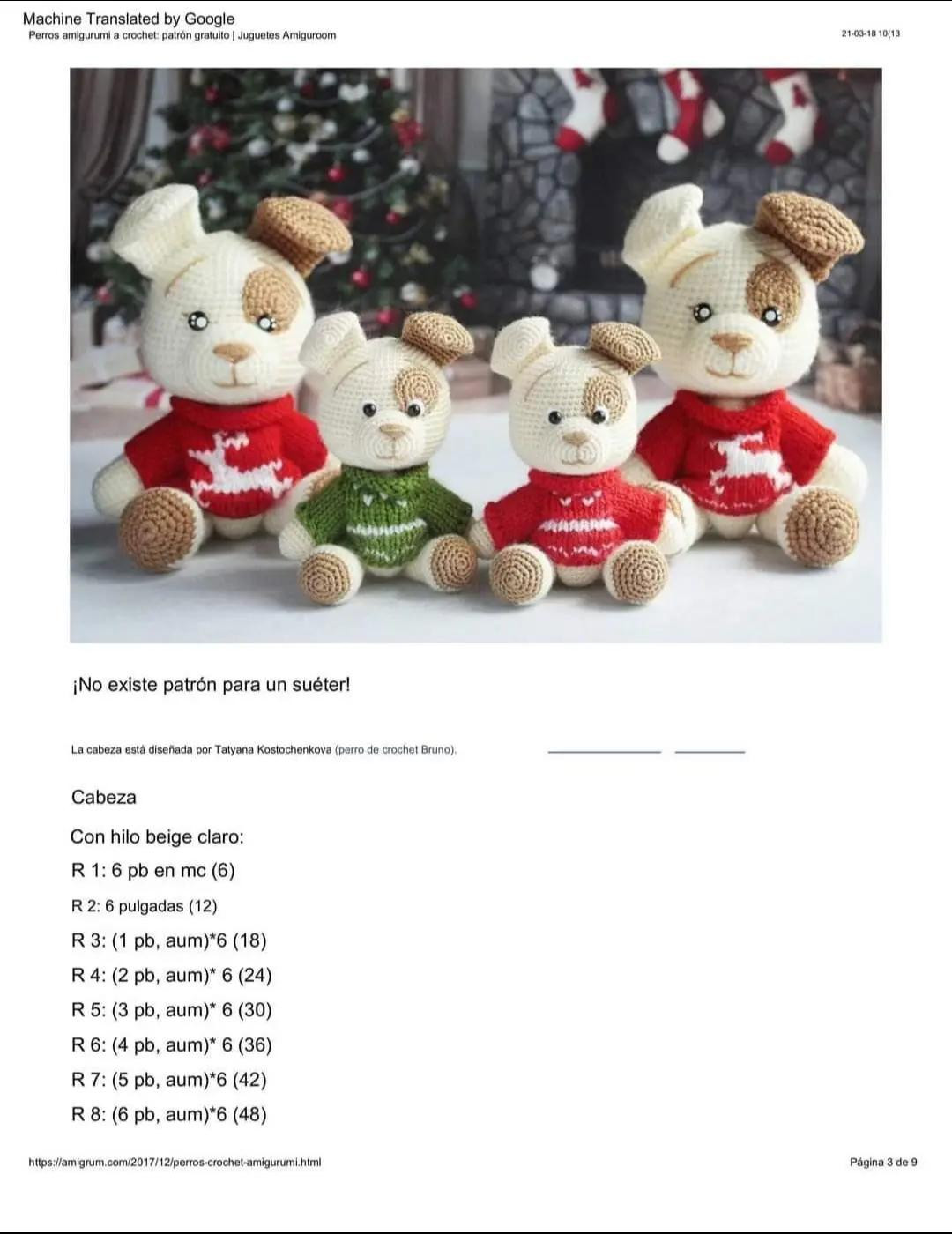 Perros amigurumi de crochet: patrón gratuito para crear adorables cachorros