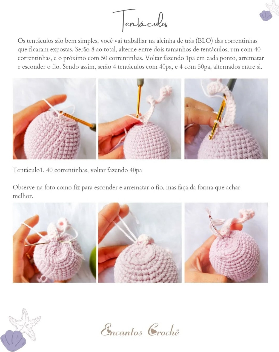 Polvo de Crochê Colorido: Receita Grátis para Iniciantes