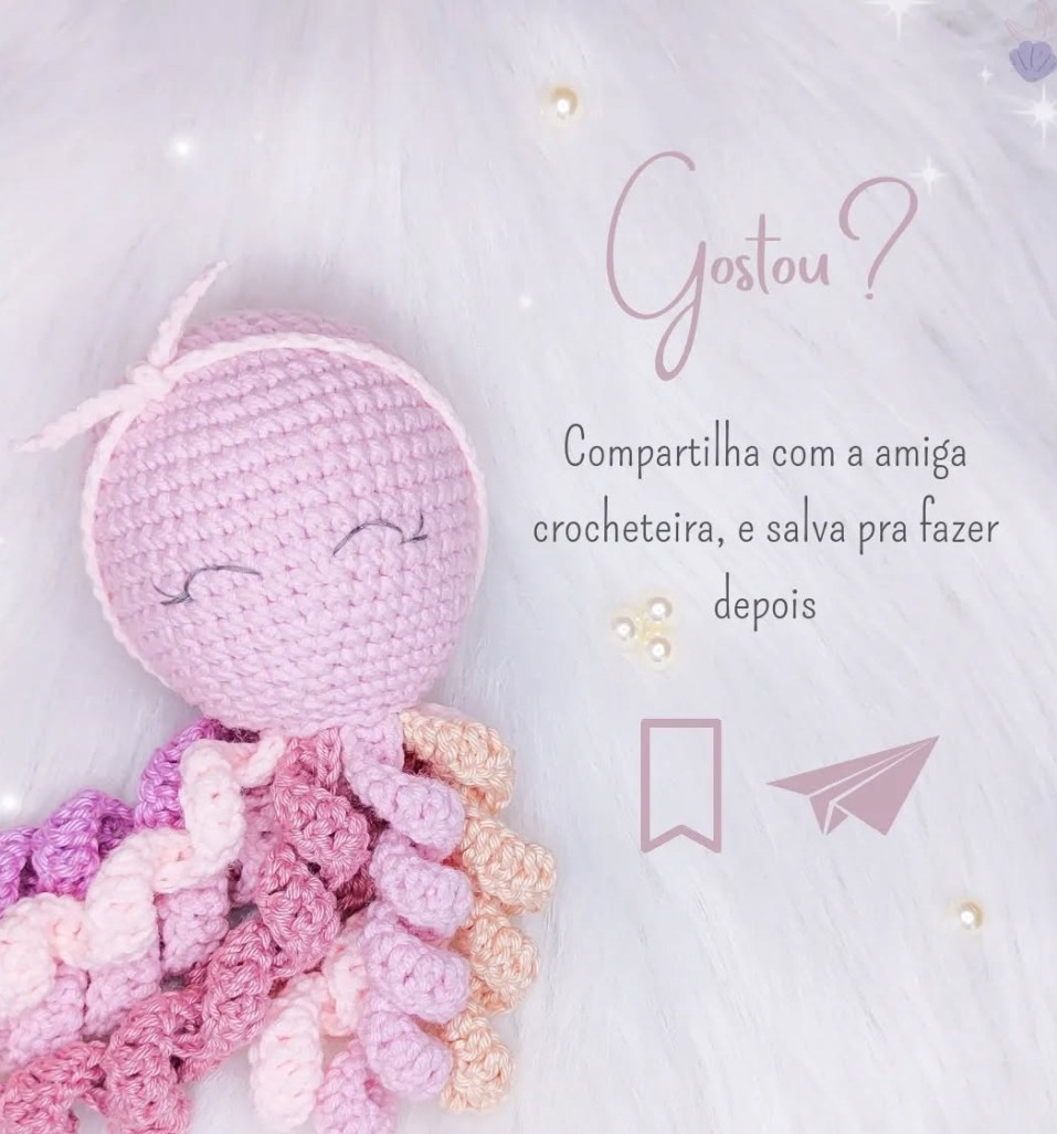 Polvo de Crochê Colorido: Receita Grátis para Iniciantes