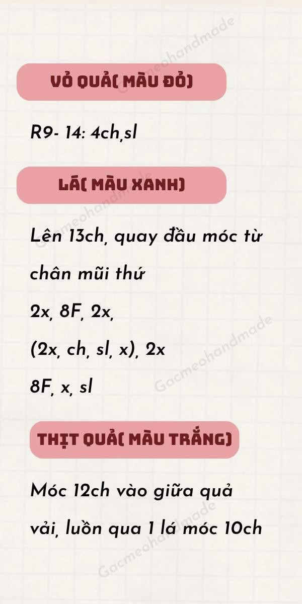 quả vải chart móc