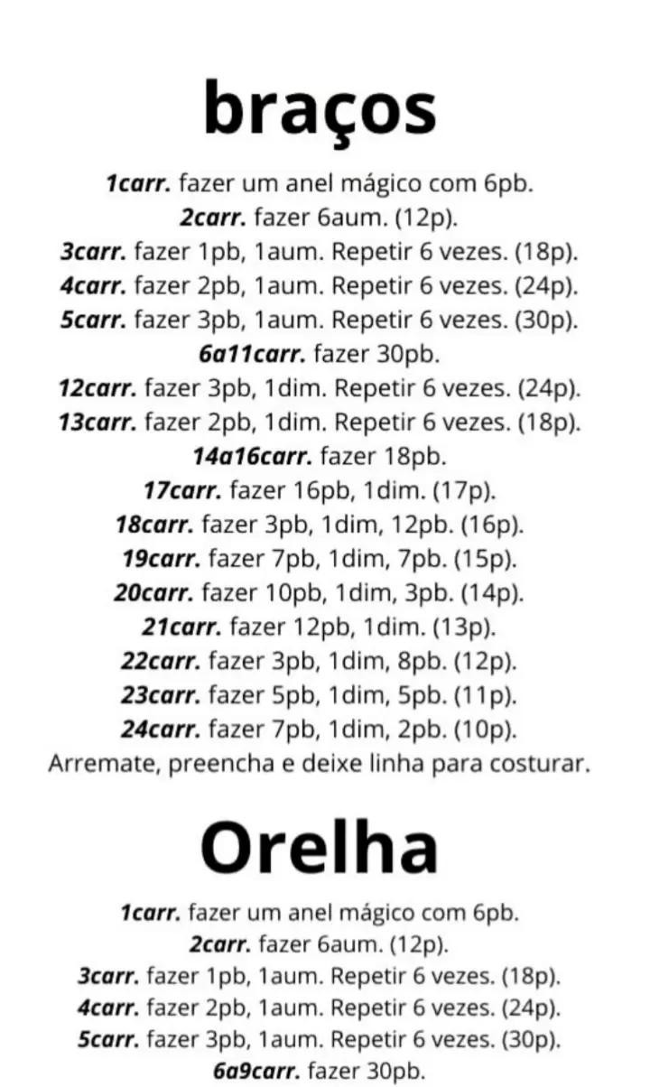 Receita Completa de Amigurumi: Urso Dorminhoco em Crochê