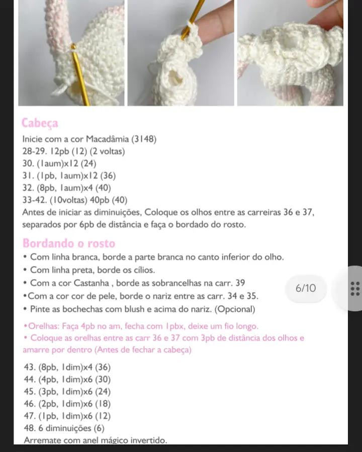 Receita de Amigurumi: Boneca de Crochê "Laila" com Vestido Verde