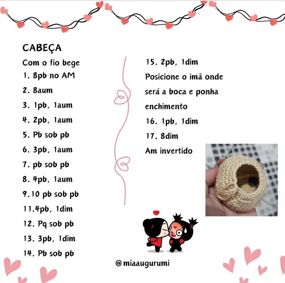 Receita de Amigurumi: Bonecas de Namorados Fofas e Charmosas