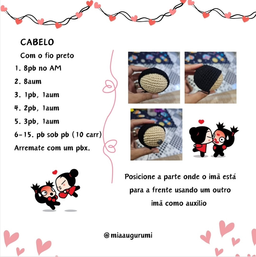 Receita de Amigurumi: Bonecas de Namorados Fofas e Charmosas
