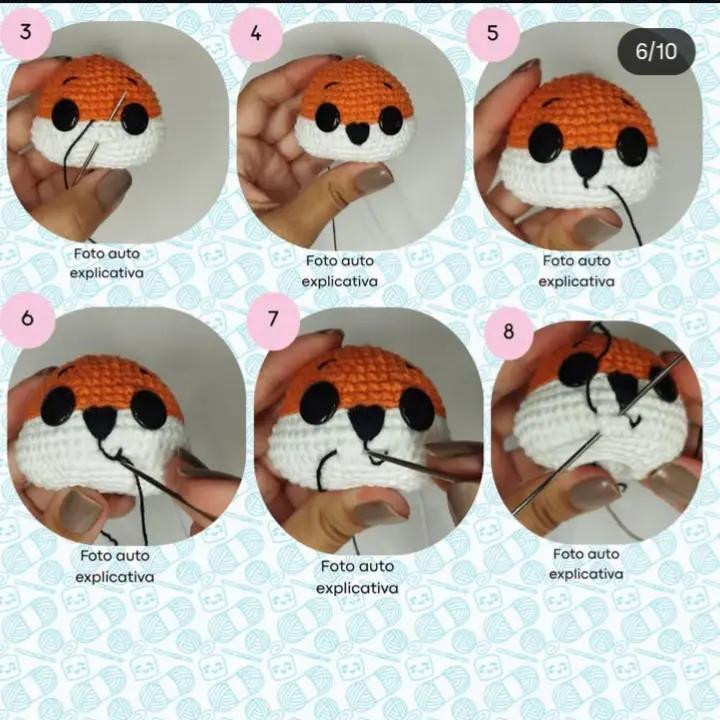 Receita de Amigurumi: Como Fazer uma Raposinha Fofa em Crochê