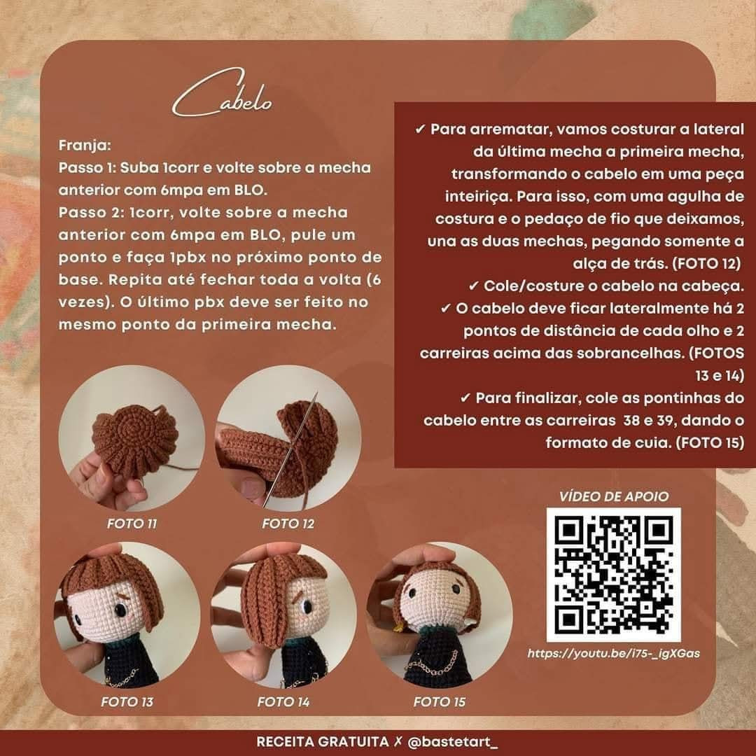 Receita de Amigurumi: Crie Seu Próprio Boneco Inspirado em Willy Wonka