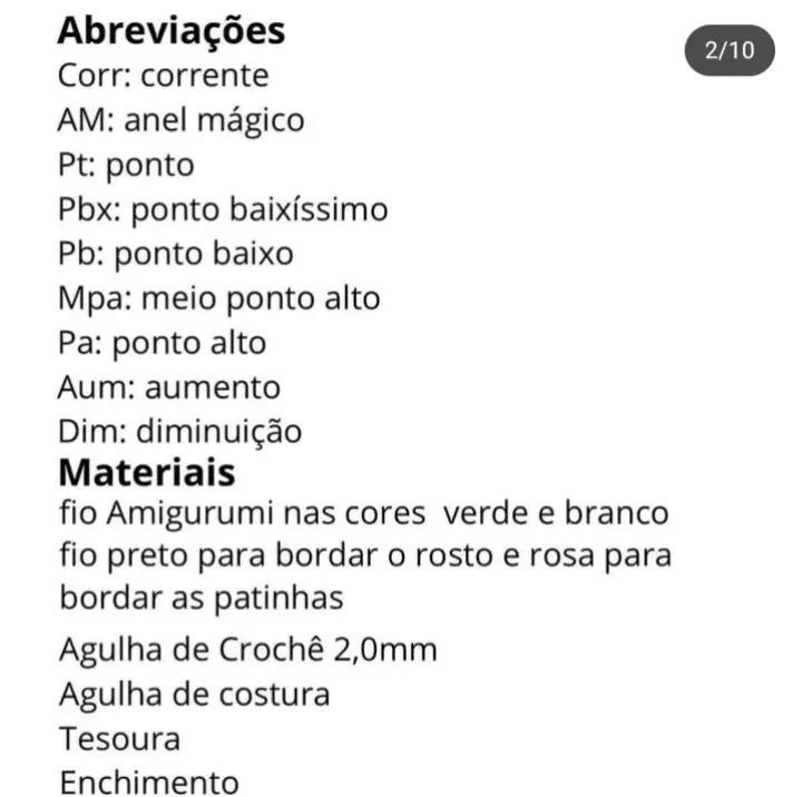 Receita de Amigurumi: Gatinho Verde com Peixe em Balanço