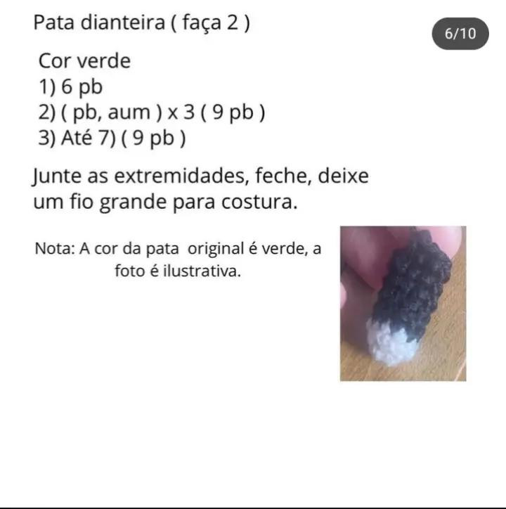 Receita de Amigurumi: Gatinho Verde com Peixe em Balanço