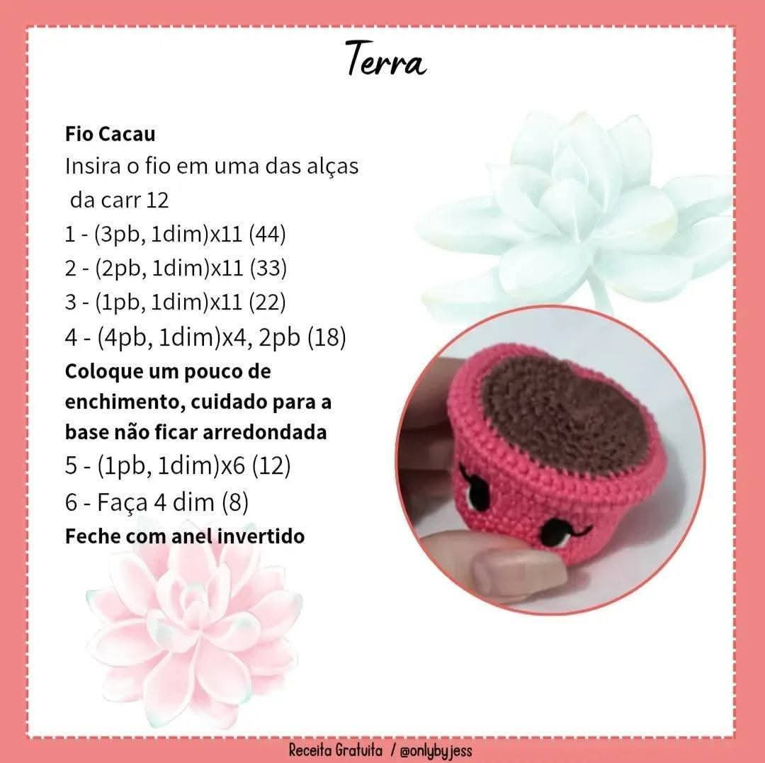 Receita de Crochê Grátis: Suzy, a Suculenta Fofa para Decorar!