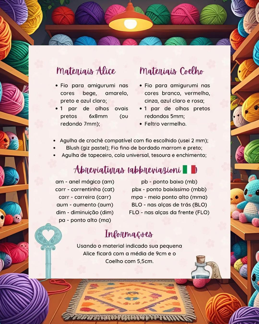 Receita Grátis de Amigurumi: Alice e o Coelho Branco