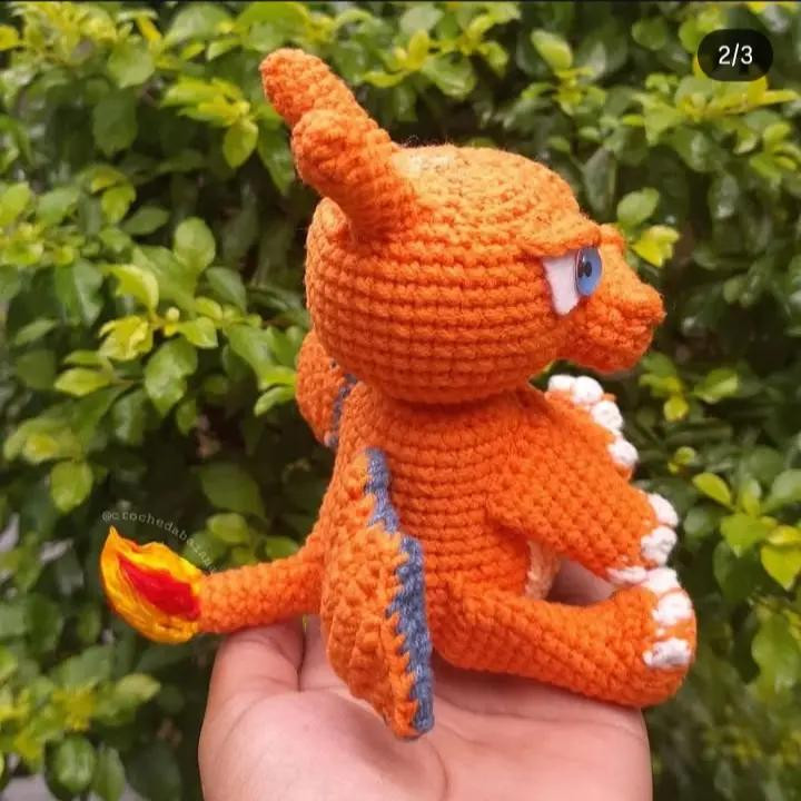 Receita Grátis de Charizard em Crochê: Guia Completo para Amigurumi