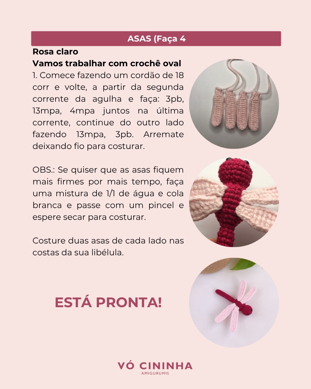 Receita Grátis de Libélula de Crochê: Guia Completo em Português