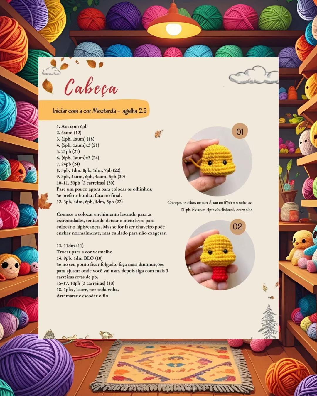 Receita Grátis: Ponteira de Crochê Winnie Pooh
