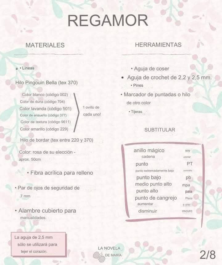 Receta Amigurumi: Regadera de Amor con Corazón de Crochet