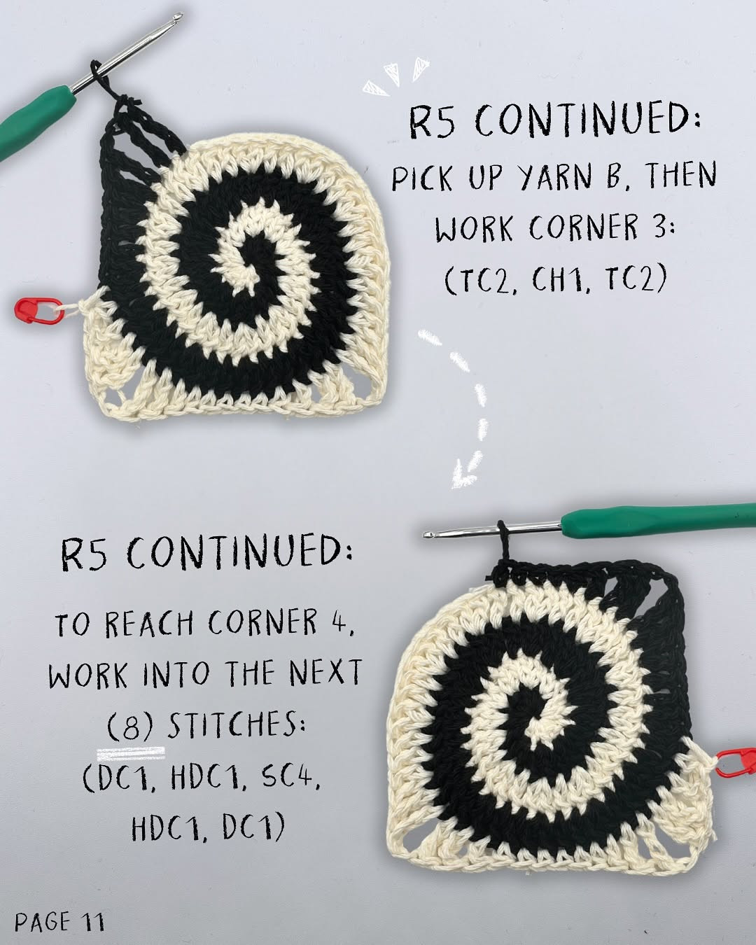 Spiral Granny Square Crochet Pattern: A Step-by-Step Guide
