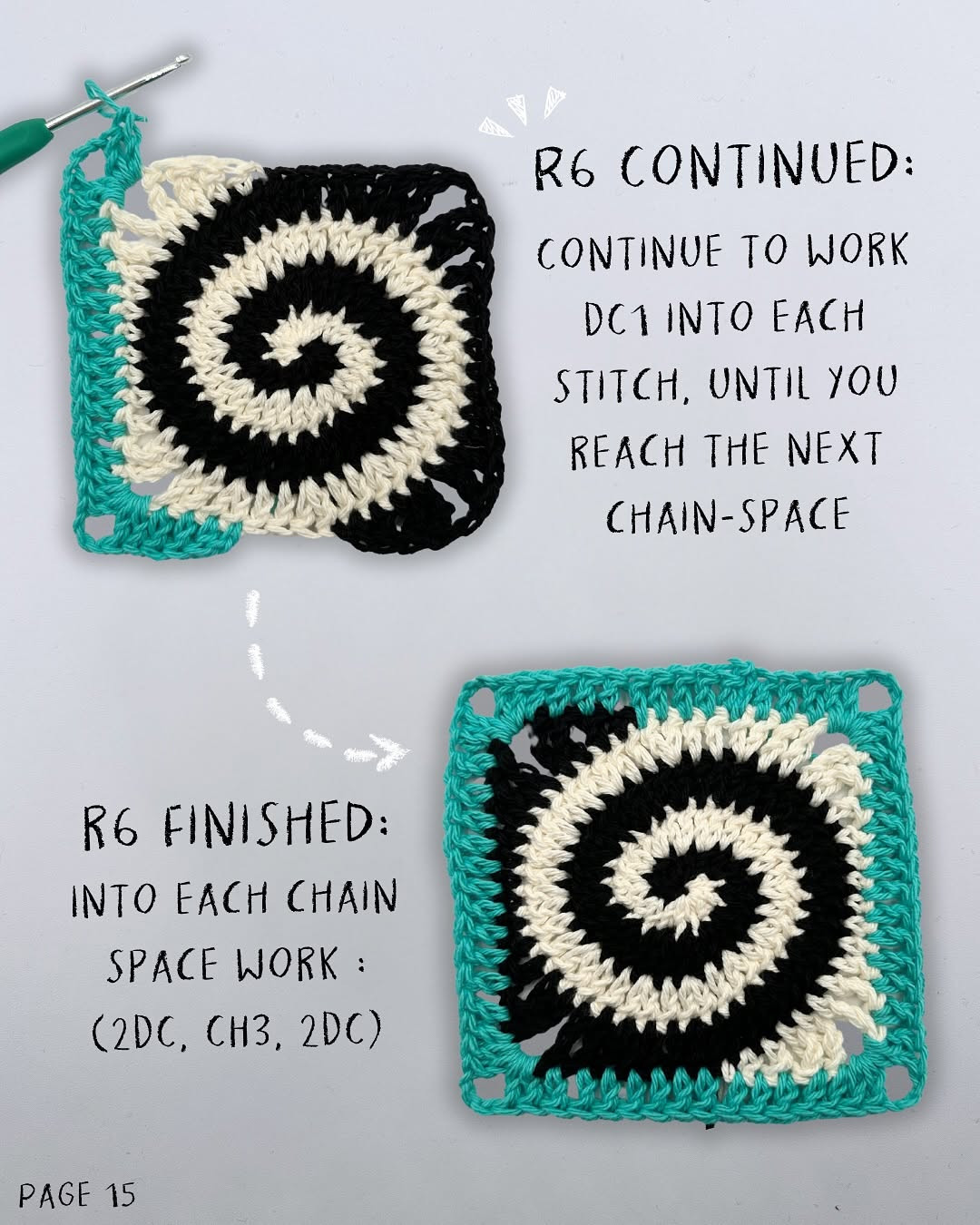 Spiral Granny Square Crochet Pattern: A Step-by-Step Guide
