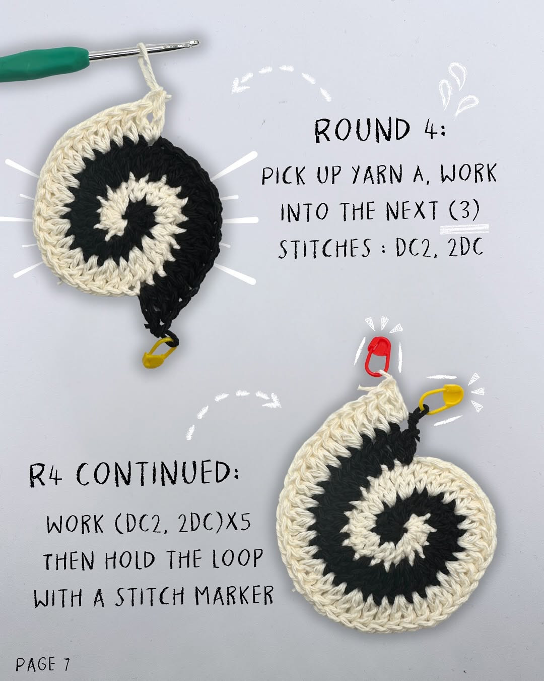 Spiral Granny Square Crochet Pattern: A Step-by-Step Guide