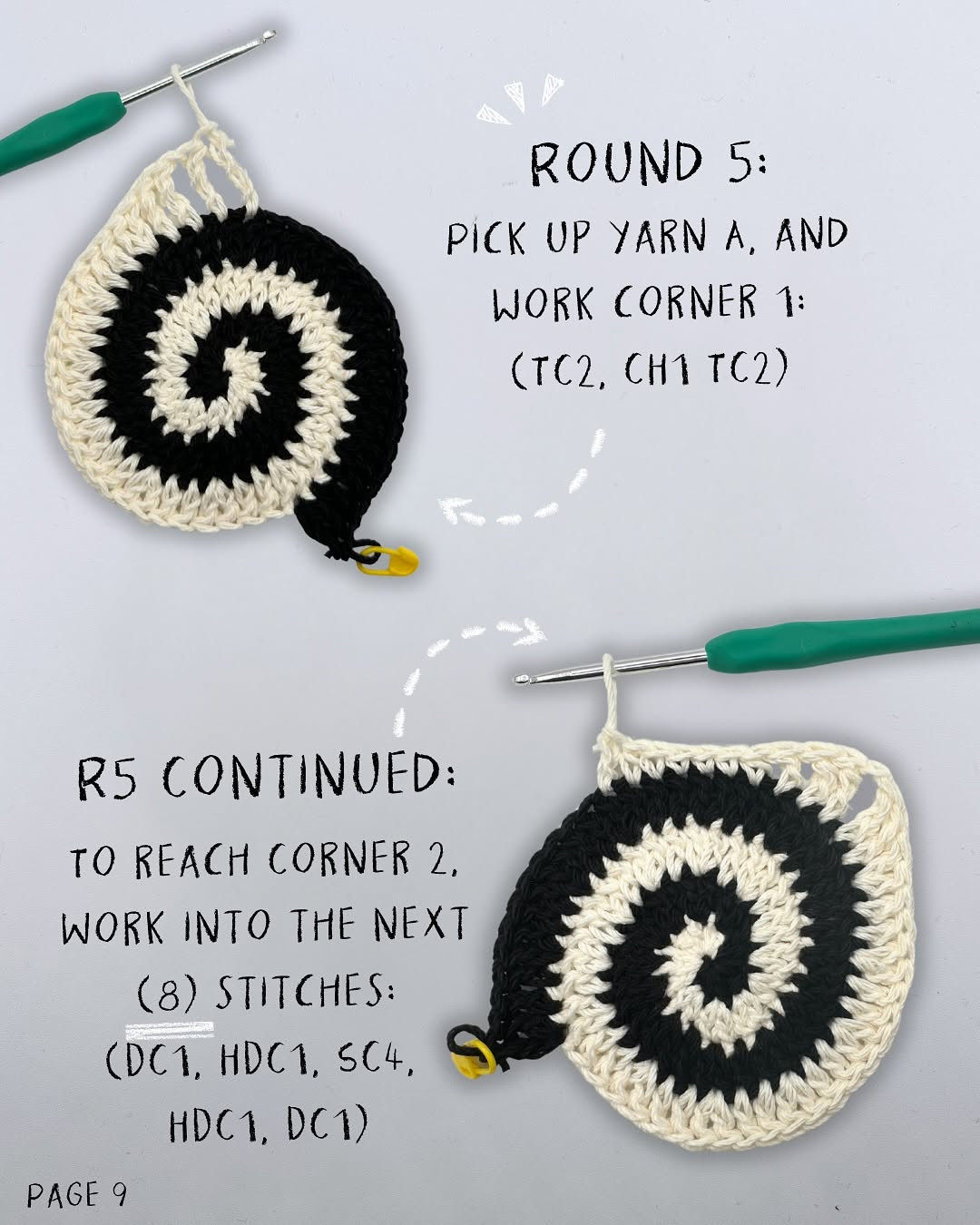 Spiral Granny Square Crochet Pattern: A Step-by-Step Guide