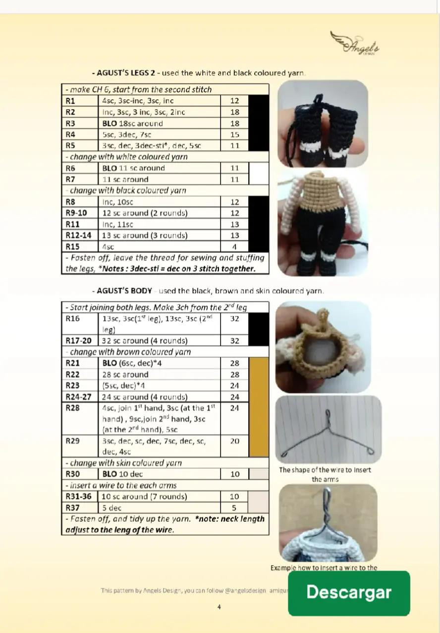"Straw Hat Agust-D Crochet Pattern for Amigurumi Enthusiasts"