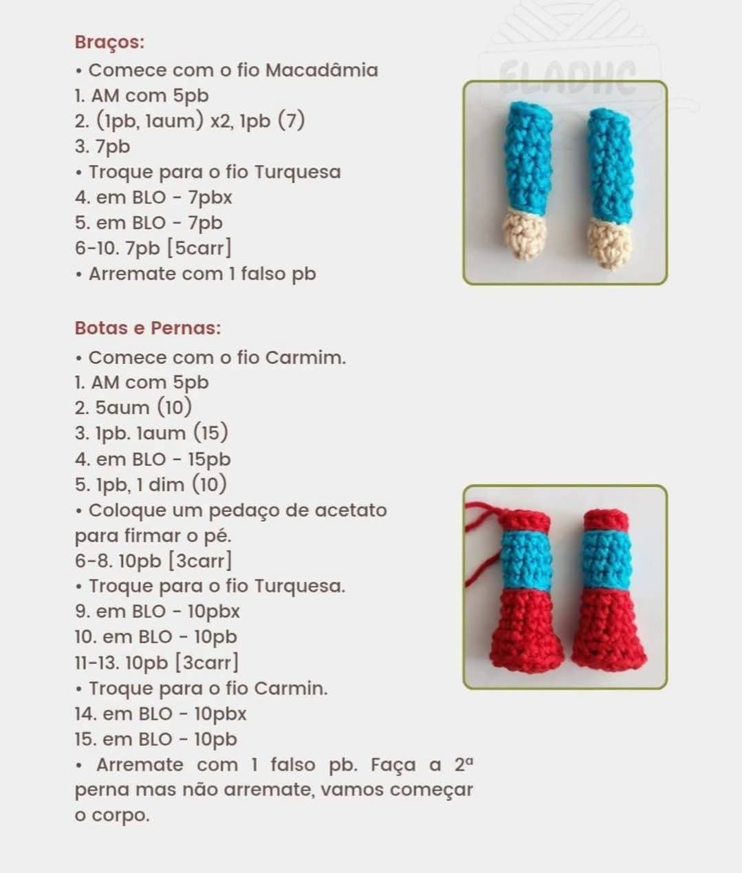 Superhomem de Crochê: Receita Grátis para Amigurumi