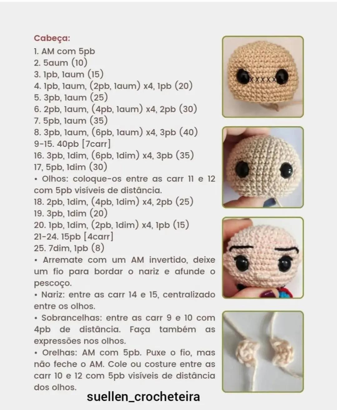 Superhomem em Amigurumi: Receita Gratuita Passo a Passo