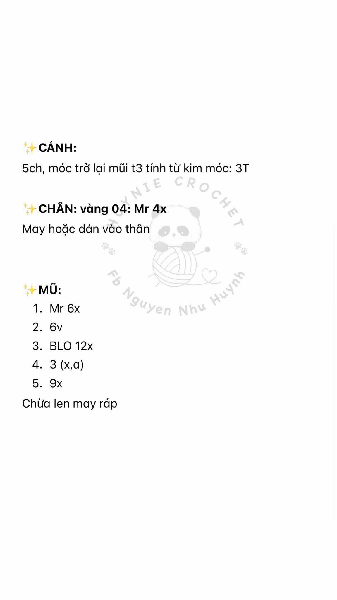 Tạo hình cánh cụt len nhỏ xinh, dễ thực hiện cho người mới bắt đầu