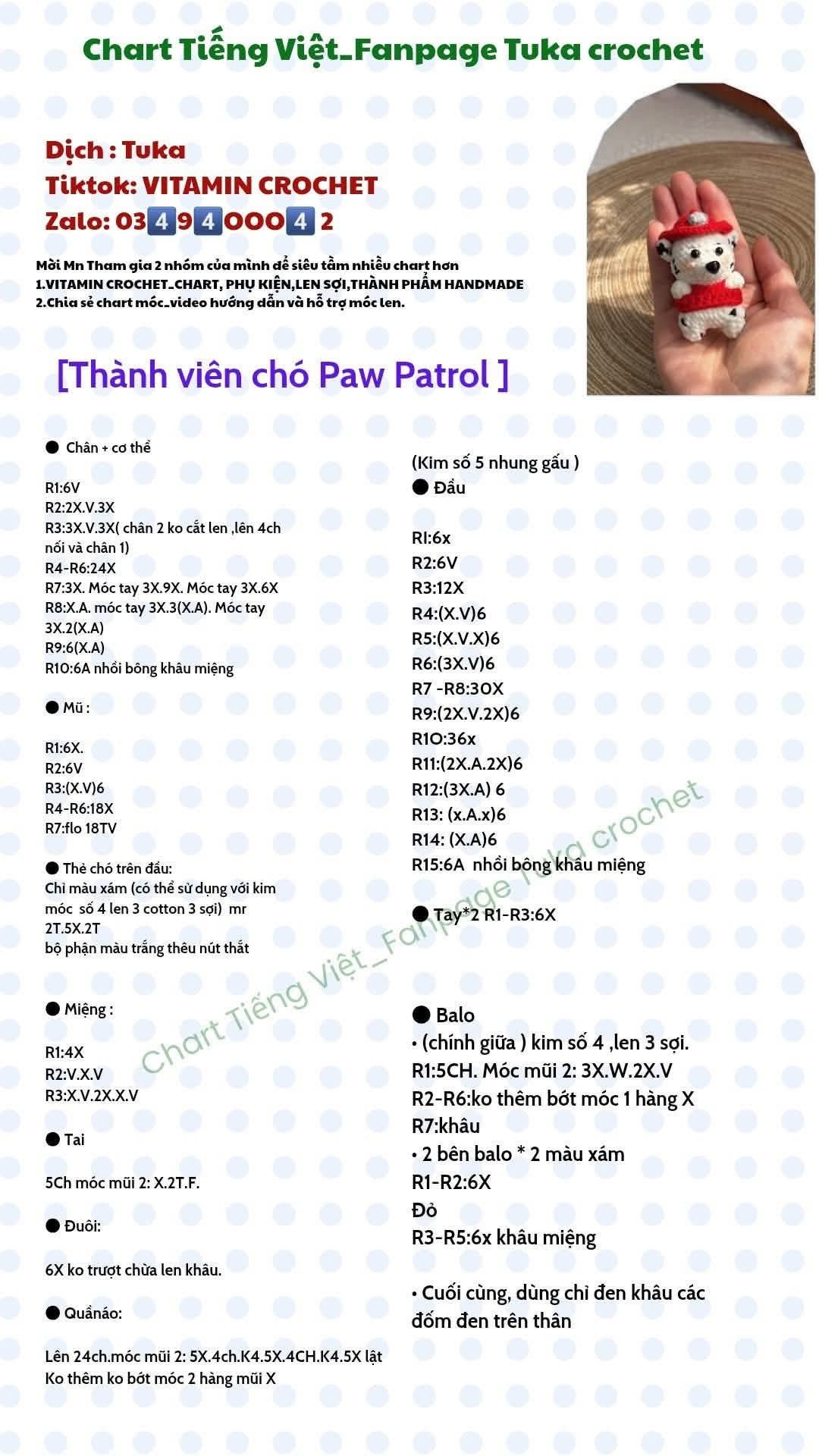 thành viên chó paw patrol