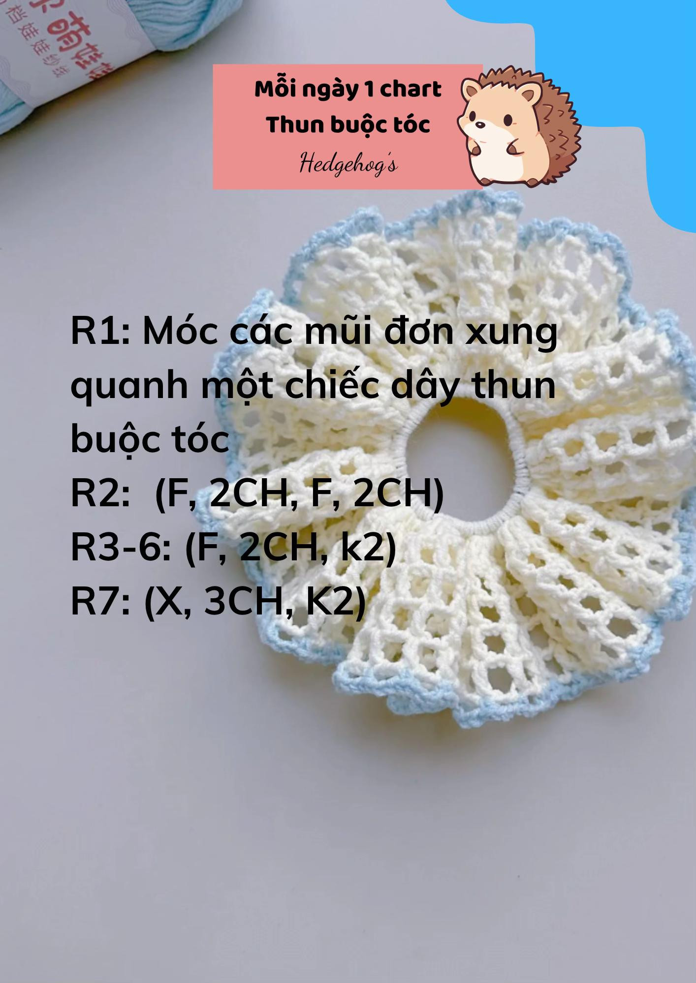 thun buộc tóc, dây buộc tóc