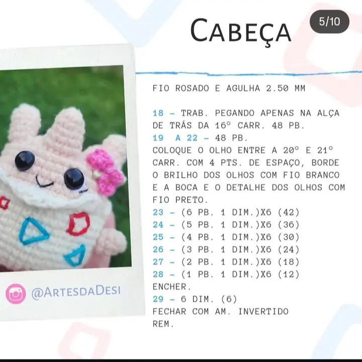 "Togepi Brilhante: Receita de Amigurumi Grátis e Fofa"