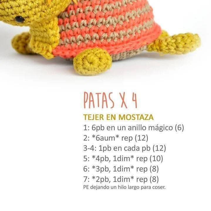 Tortuga de ganchillo con patrón gratuito para alfileres