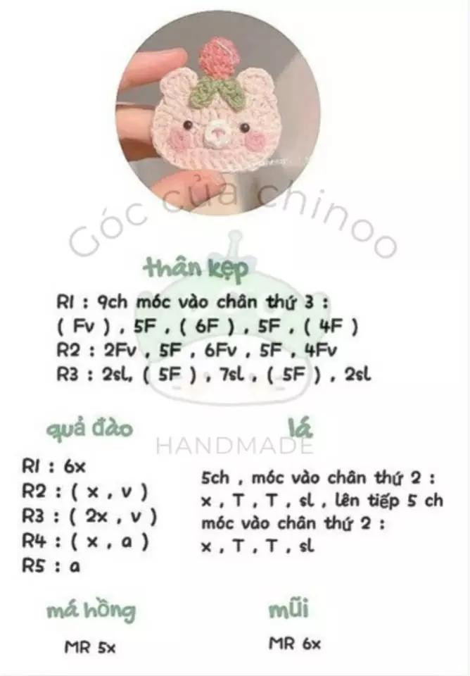 trái tim, kẹp tóc, cá hề, heo