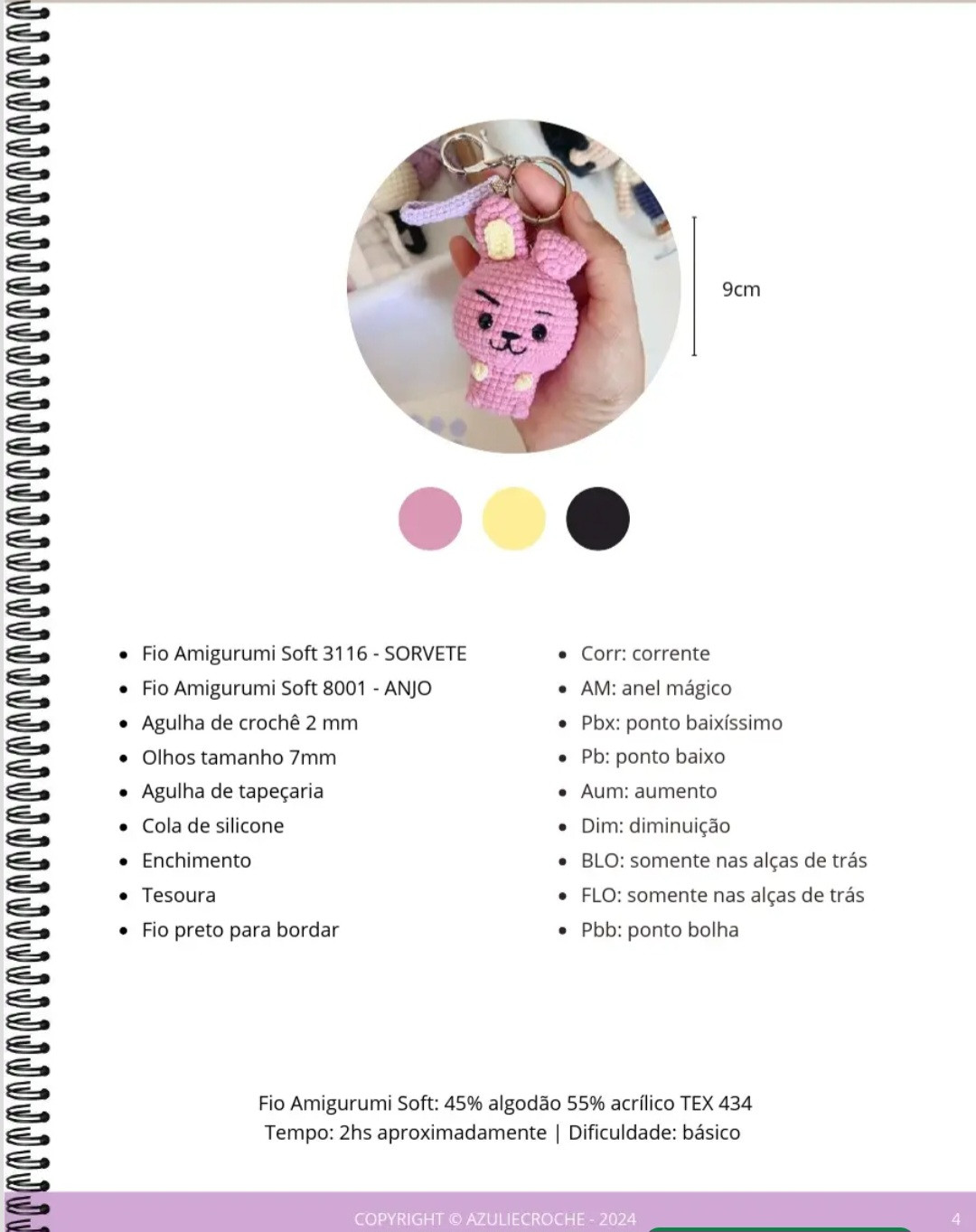 Três Bonecos de Amigurumi Estilo BT21 para Iniciantes
