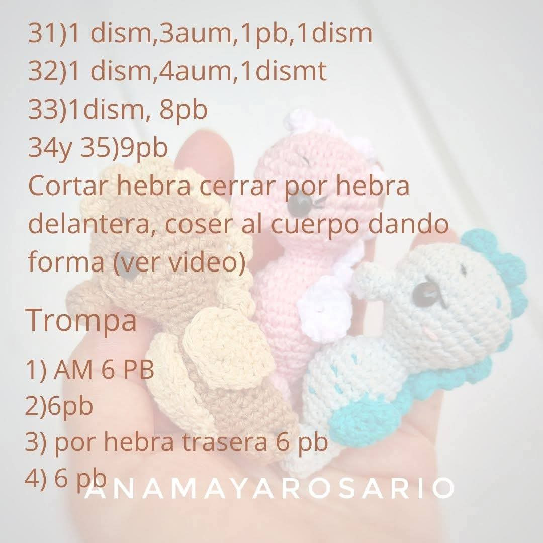 Trío de caballitos de mar amigurumi hechos a mano: patrón de crochet creativo